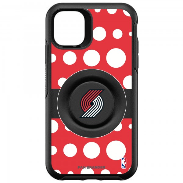 Чехол на iPhone с попсокетом Portland Trail Blazers OtterBox