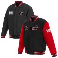 Куртка Toronto Raptors JH Design 2019 NBA Finals Champions Reversible Two-Toned Wool - Black/Red
