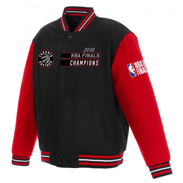 Куртка Toronto Raptors JH Design 2019 NBA Finals Champions Reversible Two-Toned Wool - Black/Red