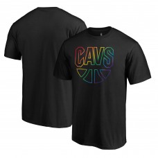 Cleveland Cavaliers Black Team Pride Wordmark T-Shirt