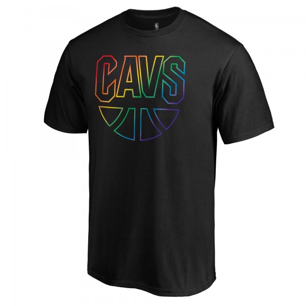 Cleveland Cavaliers Black Team Pride Wordmark T-Shirt