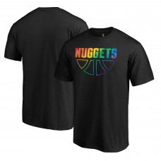 Denver Nuggets Black Team Pride Wordmark T-Shirt