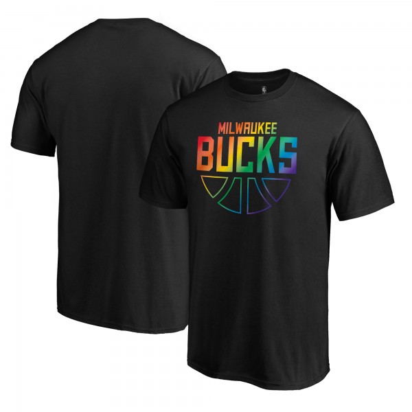 Футболка Milwaukee Bucks Team Pride Wordmark - Black