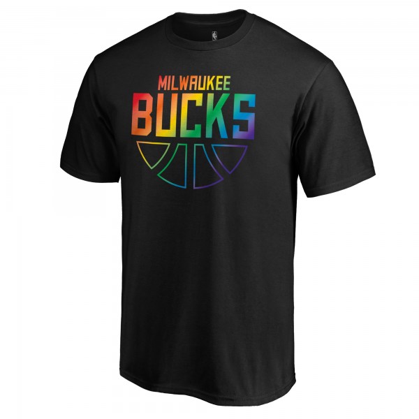 Футболка Milwaukee Bucks Team Pride Wordmark - Black
