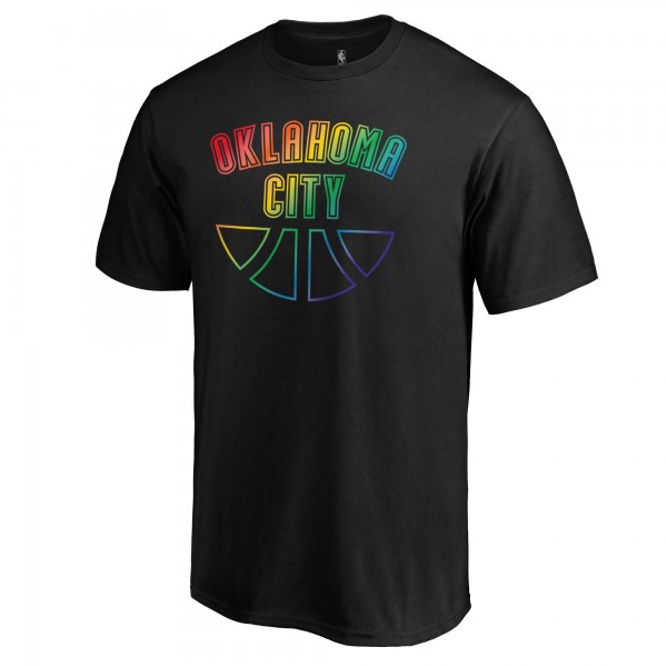 Футболка Oklahoma City Thunder Black Team Pride Wordmark