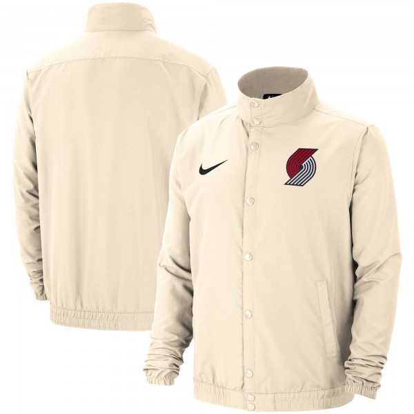 Бомбер Portland Trail Blazers Nike City Edition Lightweight DNA - Cream