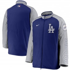 Кофта на молнии Los Angeles Dodgers Nike Authentic Collection Dugout - Royal/Gray