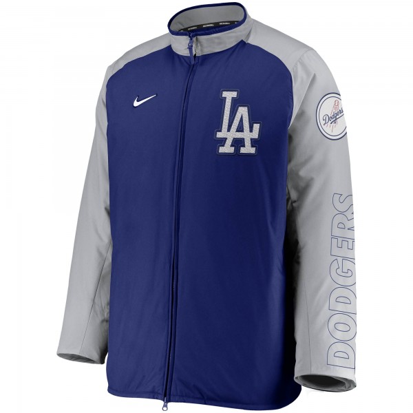 Кофта на молнии Los Angeles Dodgers Nike Authentic Collection Dugout - Royal/Gray