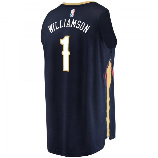 Игровая майка Zion Williamson New Orleans Pelicans Replica Fast Break Navy - Icon Edition - оригинальная джерси НБА