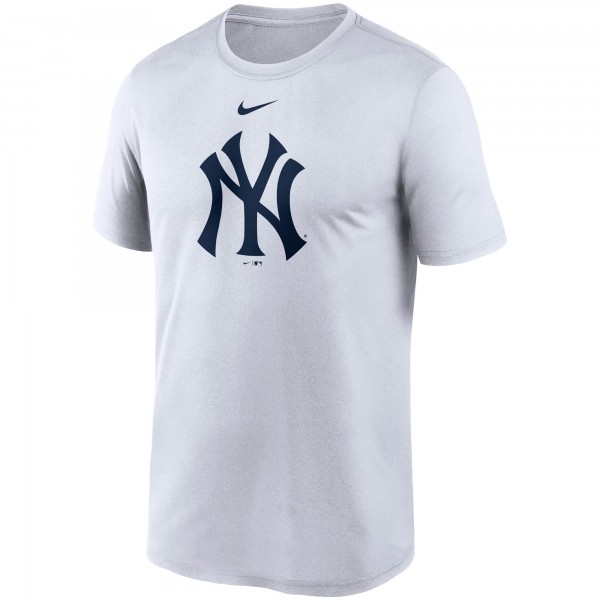 New York Yankees Nike White Large Logo Legend Performance T-Shirt
