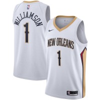 Игровая форма Zion Williamson New Orleans Pelicans Nike 2019/2020 Swingman - Association Edition - White