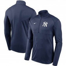 Кофта на короткой молнии New York Yankees Nike Team Logo Element Performance - Navy
