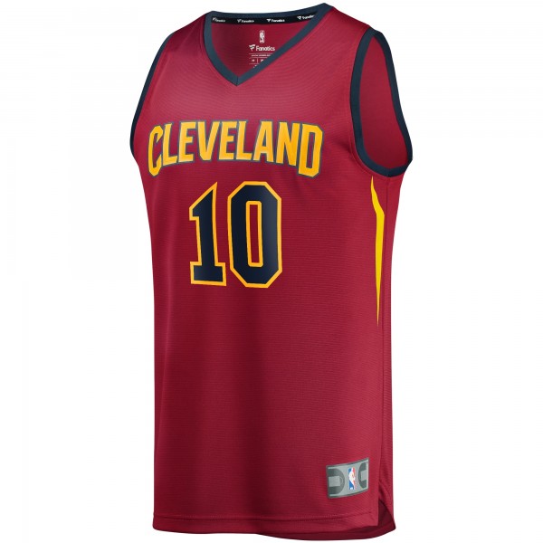 Подростковая Cleveland Cavaliers Darius Garland Fanatics Wine Replica Fast Break Jersey - Icon Edition