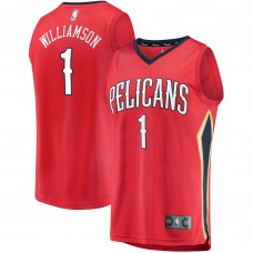 Детская игровая майка Zion Williamson New Orleans Pelicans Replica Fast Break Red - Statement Edition