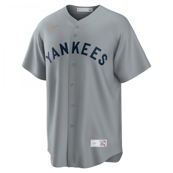Джерси New York Yankees Mickey Mantle Nike Gray Road Cooperstown Collection Player