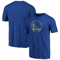 Футболка Golden State Warriors Royal Distressed Primary Logo Tri-Blend