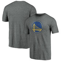 Футболка Golden State Warriors Distressed Primary Logo Tri-Blend - Gray