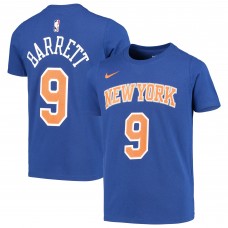 Детская футболка RJ Barrett New York Knicks Nike - Blue