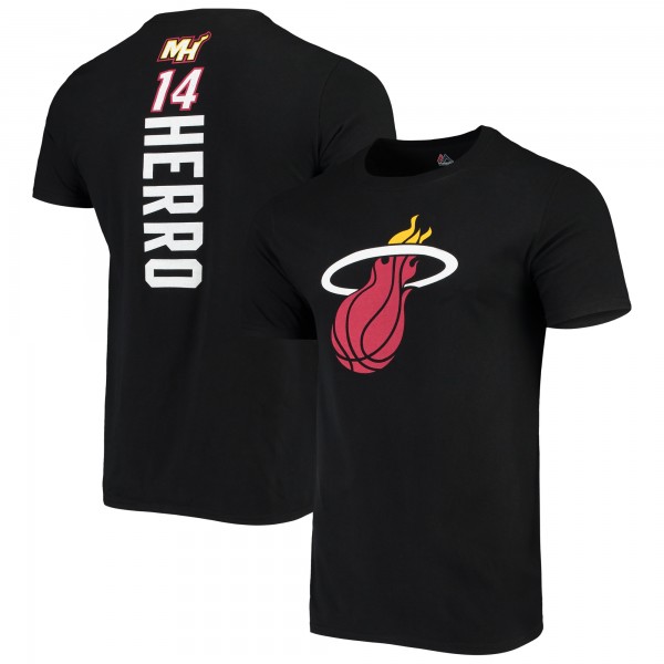 Футболка Tyler Herro Miami Heat Playmaker Name & Number Logo - Black