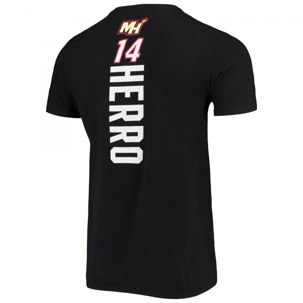 Футболка Tyler Herro Miami Heat Playmaker Name & Number Logo - Black