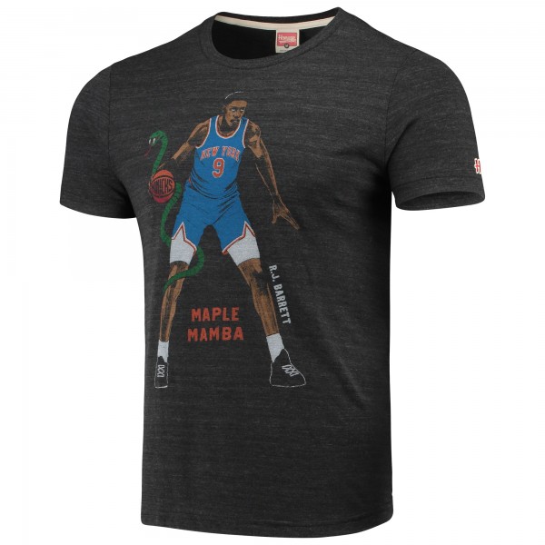 Футболка RJ Barrett New York Knicks Player Graphic - Heathered Charcoal
