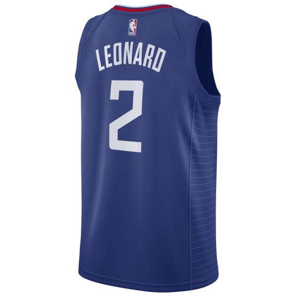 Игровая майка Kawhi Leonard LA Clippers Nike 2019/20 Swingman Blue - Icon Edition - оригинальная джерси НБА