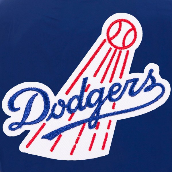 Бомбер Los Angeles Dodgers JH Design Nylon with Embroidered Logo - Royal