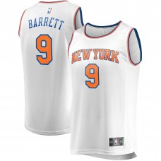 Игровая майка RJ Barrett New York Knicks Fast Break - Association Edition - White