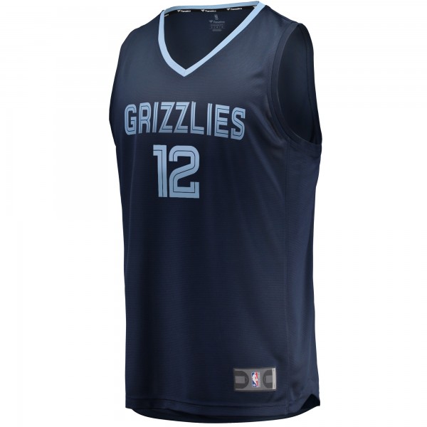 Игровая майка Ja Morant Memphis Grizzlies2019/20 Fast Break Replica Navy - Icon Edition - оригинальная джерси НБА