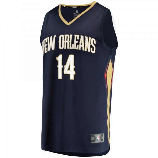 Игровая майка Brandon Ingram New Orleans Pelicans Fast Break Replica Navy - Icon Edition - оригинальная джерси НБА