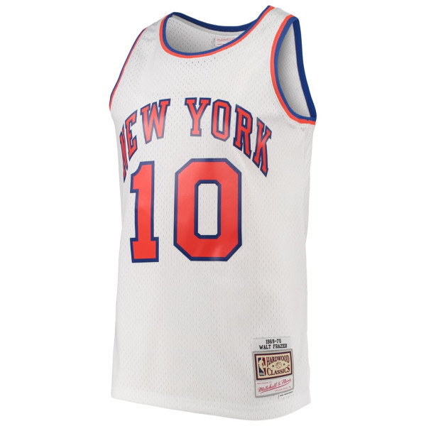 Джерси Walt Frazier New York Knicks Mitchell & Ness Hardwood Classics Swingman - White
