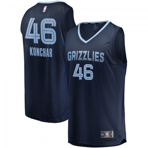 Игровая майка John Konchar Memphis GrizzliesFast Break Replica Navy - Icon Edition - оригинальная джерси НБА