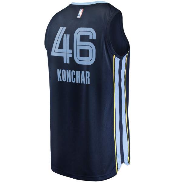 Игровая майка John Konchar Memphis GrizzliesFast Break Replica Navy - Icon Edition - оригинальная джерси НБА
