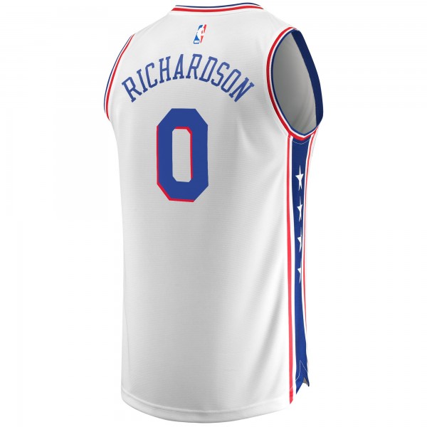 Игровая форма  Josh Richardson Philadelphia 76ers Youth Fast Break Replica White - Association Edition