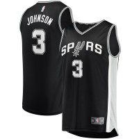 Игровая форма Keldon Johnson San Antonio Spurs Fast Break Replica Black - Icon Edition