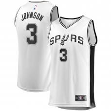 Детская игровая майка Keldon Johnson San Antonio Spurs Fast Break Replica White - Association Edition
