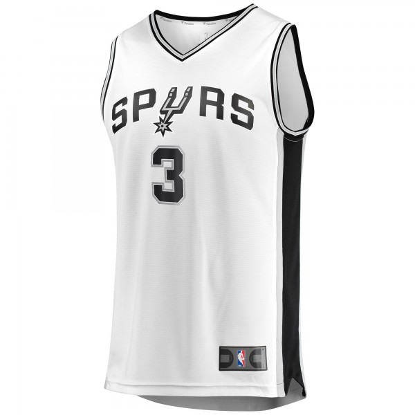 Детская игровая майка Keldon Johnson San Antonio Spurs Fast Break Replica White - Association Edition - баскетбольная джерси NBA