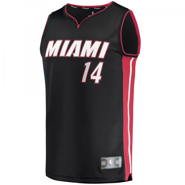 Игровая джерси Miami Heat Tyler Herro Fanatics Black Fast Break Replica - Icon Edition