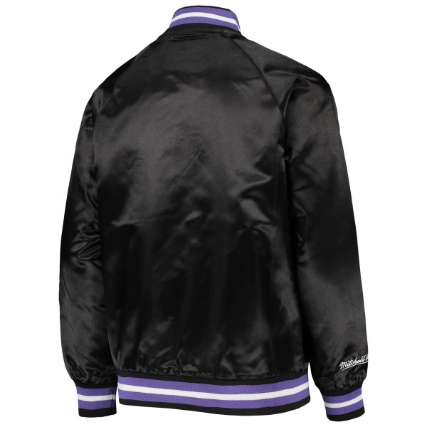 Куртка на кнопках Toronto Raptors Mitchell & Ness Youth Hardwood Classics Satin Raglan - Black