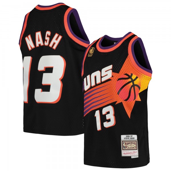 Игровая форма  Steve Nash Phoenix Suns Mitchell & Ness Youth 1996-97 Hardwood Classics Swingman Throwback - Black