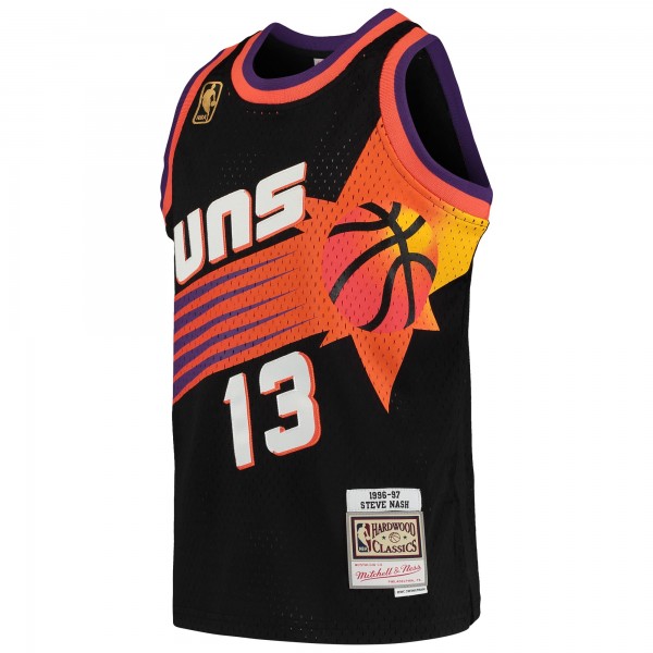 Игровая форма  Steve Nash Phoenix Suns Mitchell & Ness Youth 1996-97 Hardwood Classics Swingman Throwback - Black
