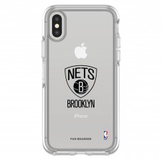 Чехол на телефон Brooklyn Nets OtterBox Clear iPhone Symmetry