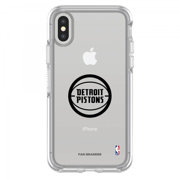 Чехол на телефон Detroit Pistons OtterBox Clear iPhone Symmetry