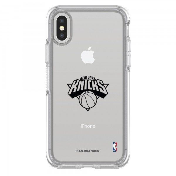 Чехол на телефон New York Knicks OtterBox Clear iPhone Symmetry