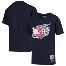 Детская футболка Houston Rockets Mitchell & Ness Hardwood Classics - Navy