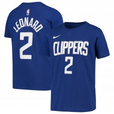 Детская футболка Kawhi Leonard LA Clippers Nike Icon Edition - Blue