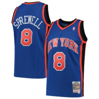 Джерси Latrell Sprewell New York Knicks Mitchell & Ness 1998/99 Hardwood Classics Swingman - Blue