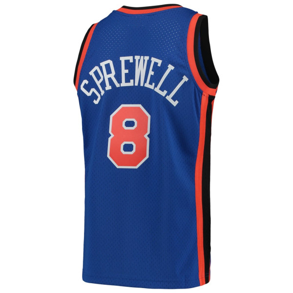 Джерси Latrell Sprewell New York Knicks Mitchell & Ness 1998/99 Hardwood Classics Swingman - Blue