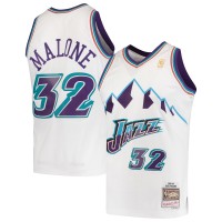 Игровая форма  Karl Malone Utah Jazz Mitchell & Ness Hardwood Classics Swingman - White