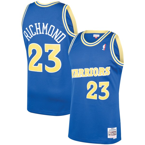 Игровая майка Mitch Richmond Golden State Warriors Mitchell & Ness 1990-91 Hardwood Classics Swingman - Royal - оригинальная джерси НБА